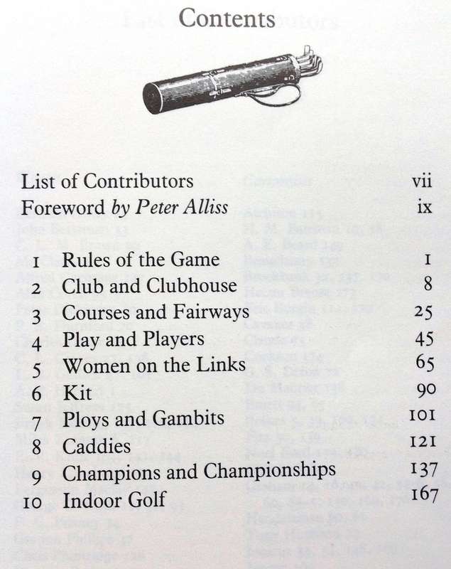 The Punch Book of Golf      Compiled by Susan Jeffreys      Foreword by Peter Alliss