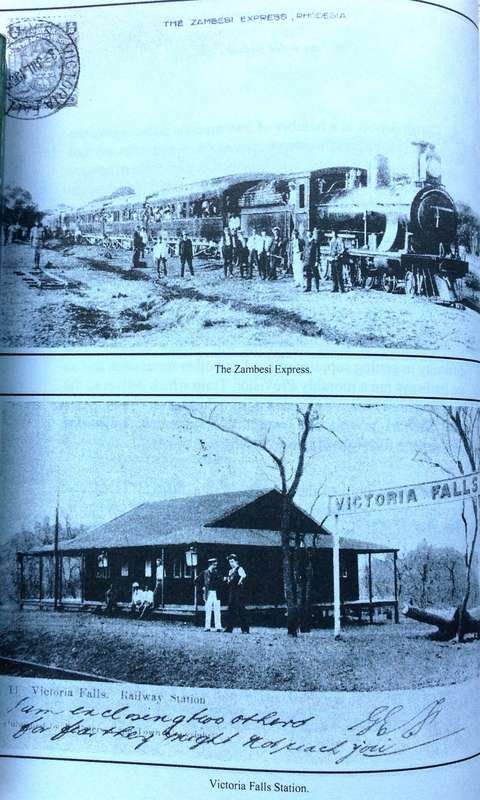 Historical Railway Postcard Journeys in Southern Africa - David Rhind and Michael Walker - Signed