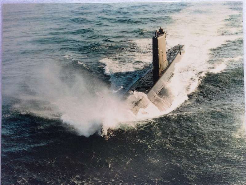 Eight laminated prints of Daphne Class Submarine SAS Johanna van der Merwe (S99)