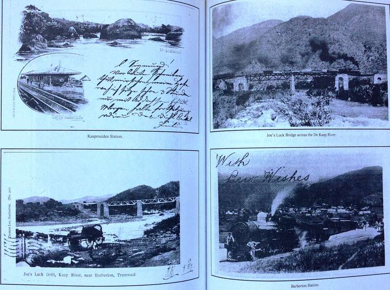 Historical Railway Postcard Journeys in Southern Africa - David Rhind and Michael Walker - Signed