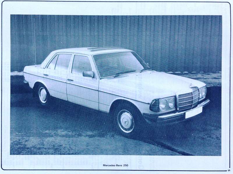 Mercedes-Benz 250 & 280 - 123 Series - October 1976 to 1984 - All models - 2525cc and 2746cc