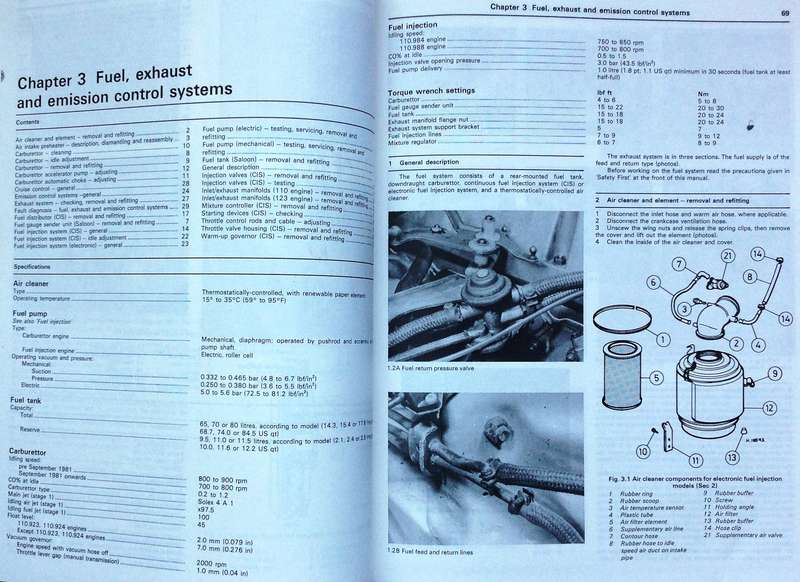 Mercedes-Benz 250 & 280 - 123 Series - October 1976 to 1984 - All models - 2525cc and 2746cc