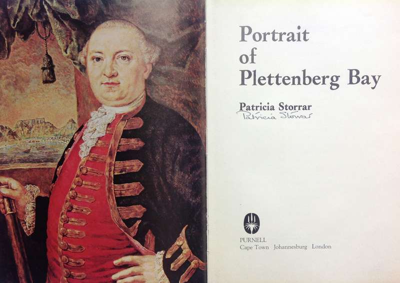 Portrait of Plettenberg Bay - Patricia Storrar - Hardcover    Book signed by Author