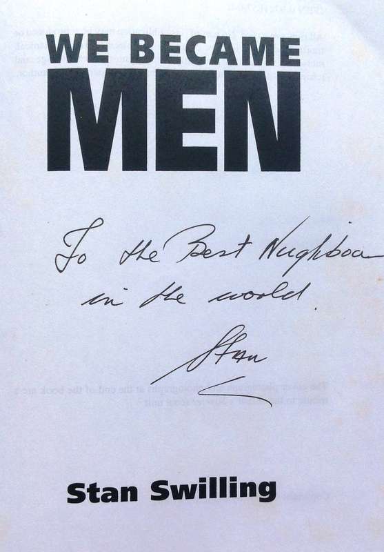 We Became Men - Stan Swilling    Book signed by Author