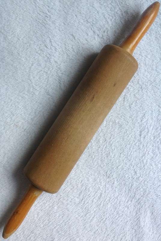 Vintage hardwood rolling pin