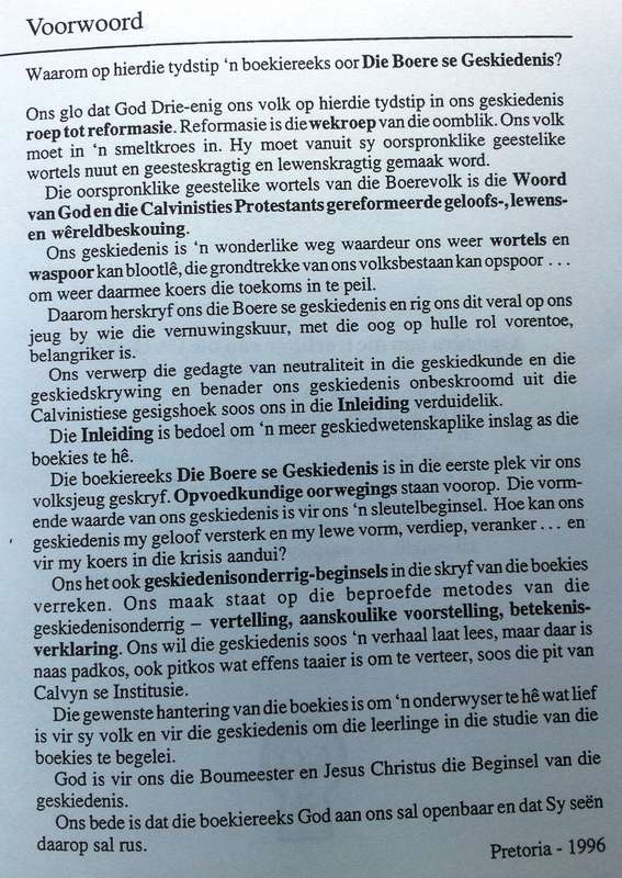 Die Boere se Geskiedenis - Die Hervorming - Alkmaar Swart  Volksgeskiedenisreeks Boek 1
