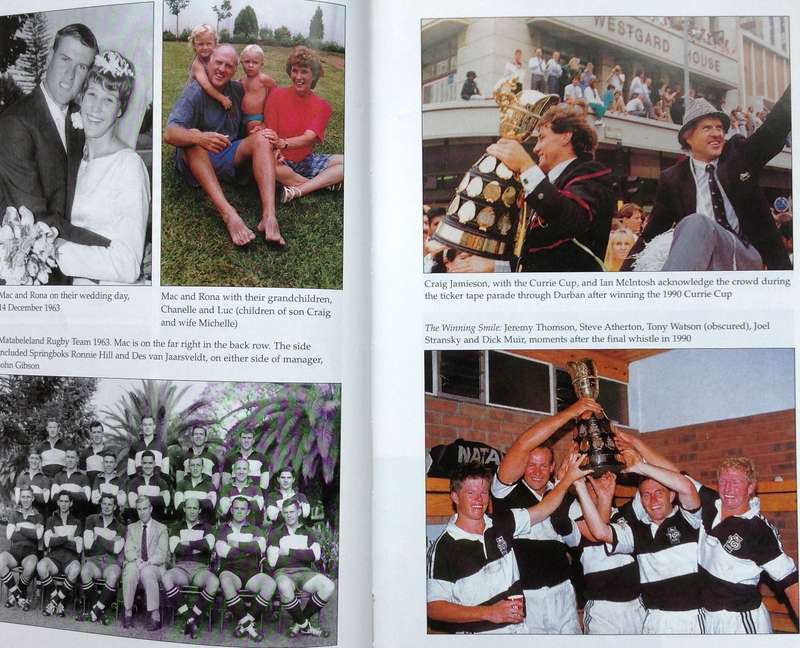 MAC - The Face of Rugby - The Ian McIntosh Story with John Bishop - Hardcover  Book signed by Author