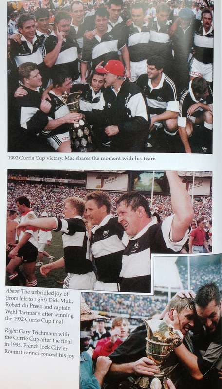 MAC - The Face of Rugby - The Ian McIntosh Story with John Bishop - Hardcover  Book signed by Author