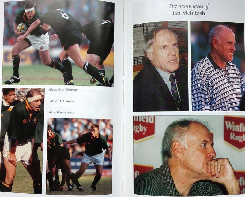 MAC - The Face of Rugby - The Ian McIntosh Story with John Bishop - Hardcover  Book signed by Author