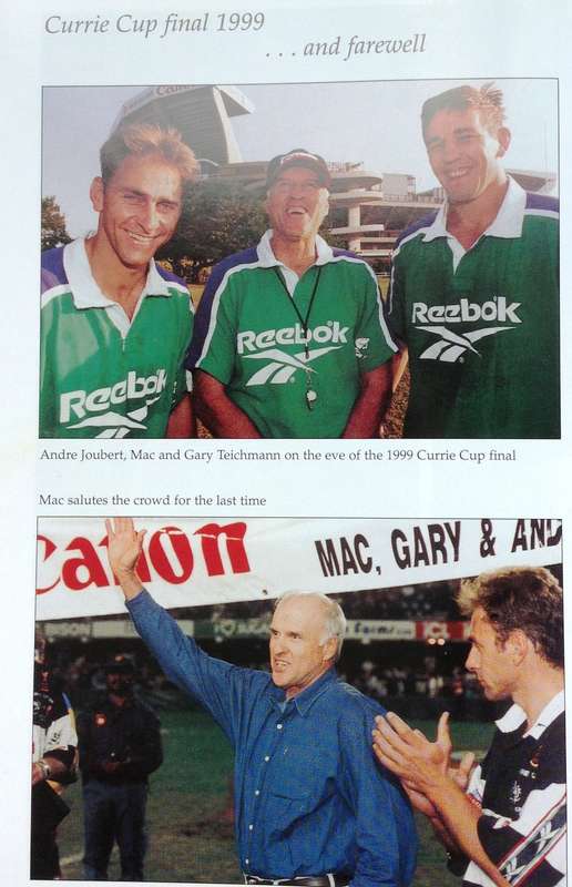 MAC - The Face of Rugby - The Ian McIntosh Story with John Bishop - Hardcover  Book signed by Author