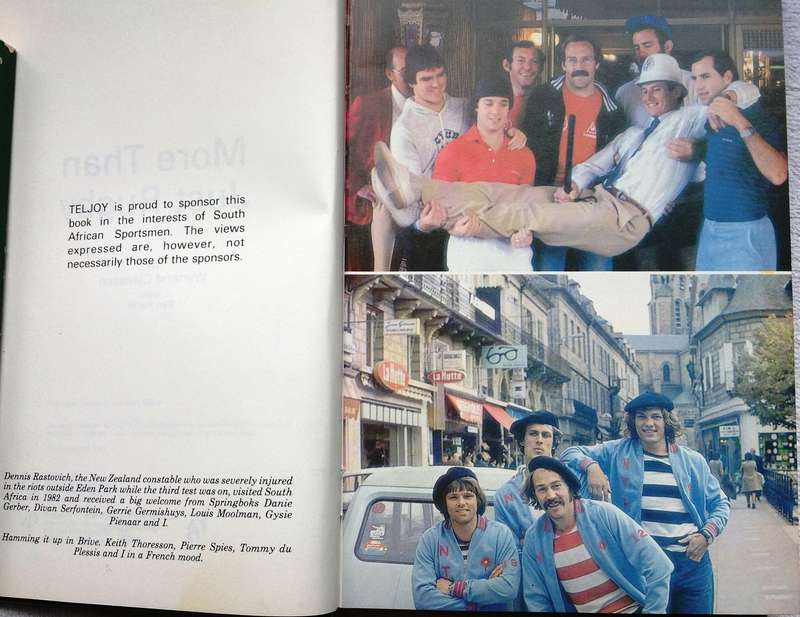 Wynand Claassen - More than just Rugby - Telling It All - with Dan Retief - book signed