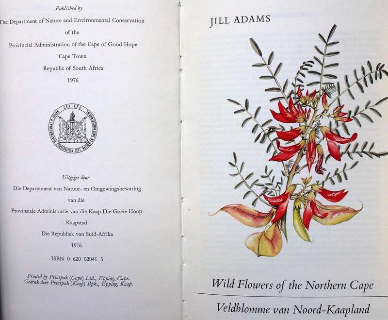 Wild Flowers of the Northern Cape - Veldblomme van Noord-Kaapland - Jill Adams - Hardcover