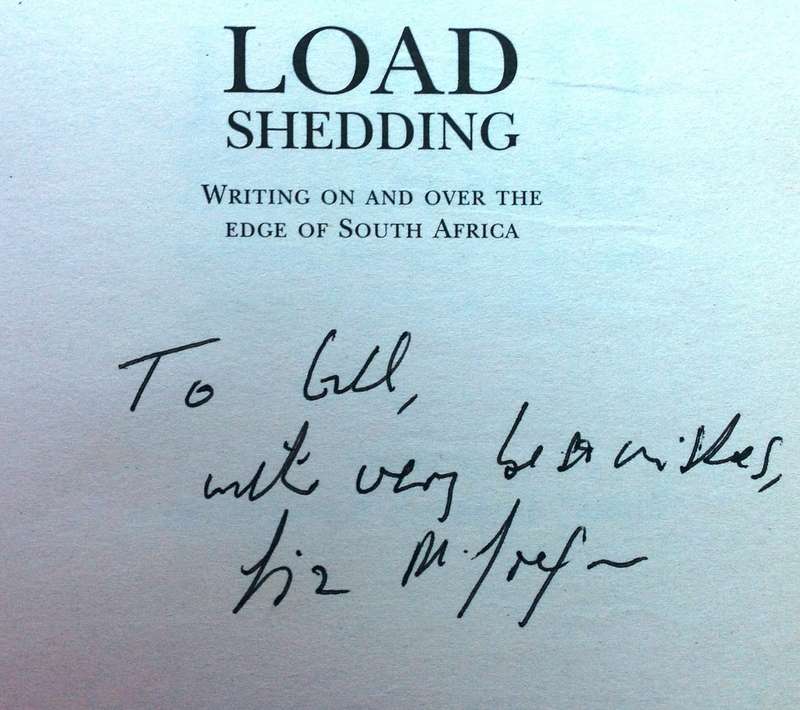 Two books - Load shedding-Liz McGregor & Sarah Nuttall  -  Cringe, The Beloved Country-Pat Hopkins