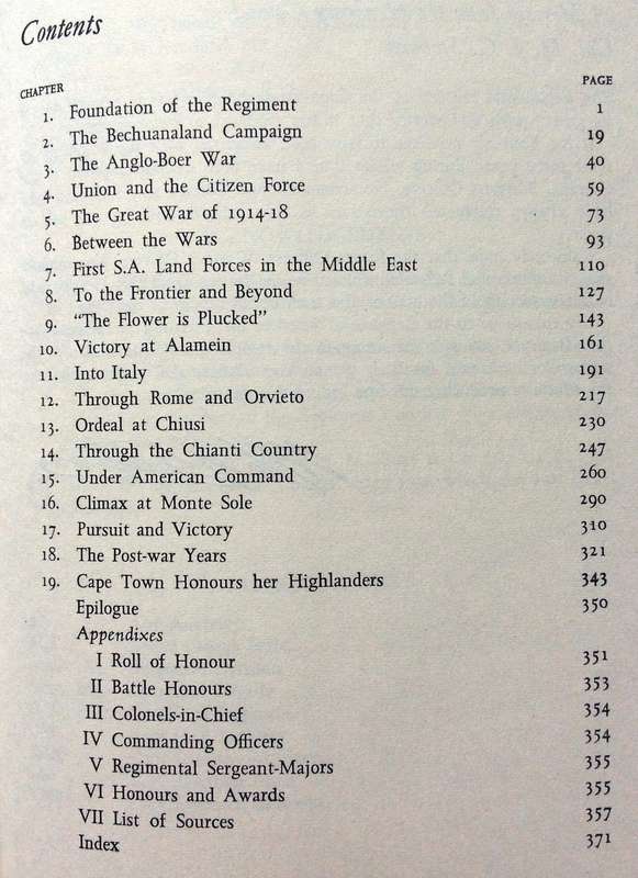 The Cape Town Highlanders 1885 - 1970 - Neil Orpen - Hardcover