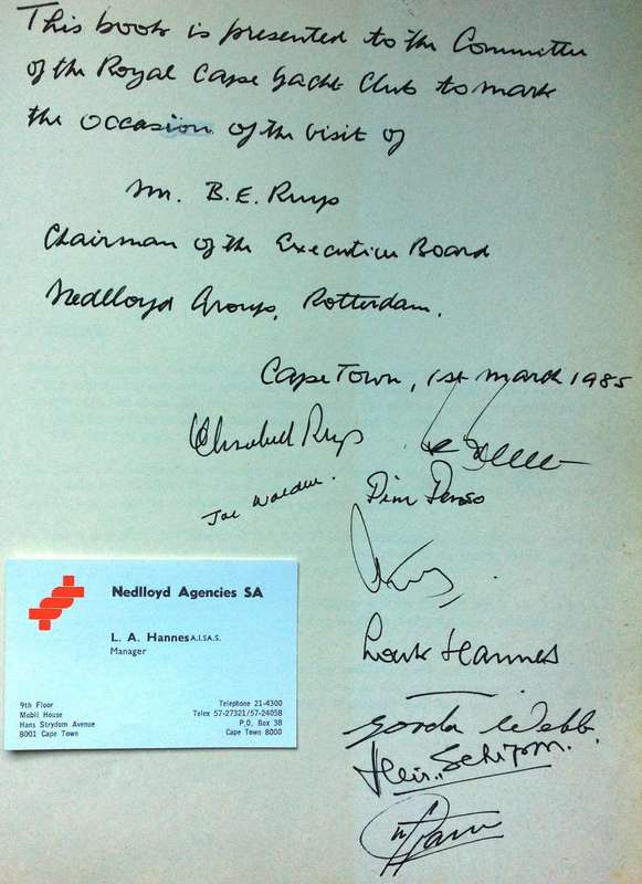 To Beat the Clipper Ships-The story of the Nedlloyd Spice Race-Barry Pickthall-Book signed