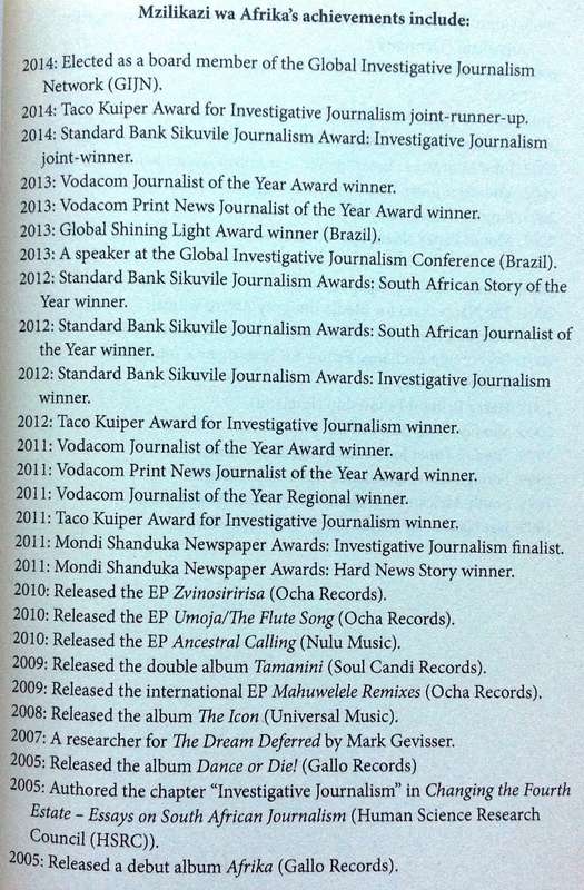 Nothing Left to Steal - Mzilikazi Wa Afrika - Jailed for Telling the Truth