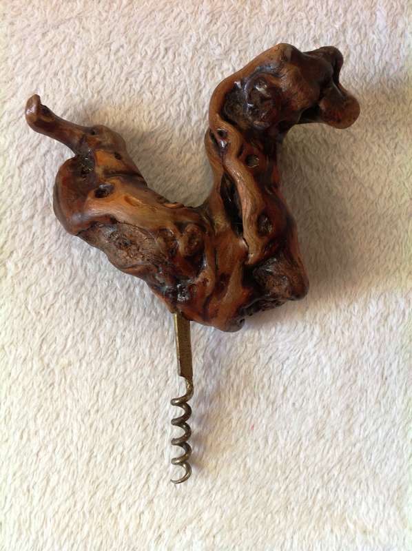 A Guide to Corkscrew Collecting - Peter Coldicott AND a beautiful natural wooden handle corkscrew