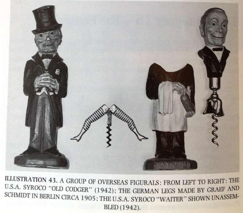 A Guide to Corkscrew Collecting - Peter Coldicott AND a beautiful natural wooden handle corkscrew