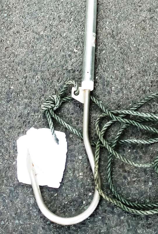 Heavy Duty Tunny Fishing Flying Gaff Stainless Steel - Auto Gaff Brand Punta Gorda Florida