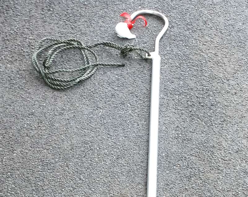 Heavy Duty Tunny Fishing Flying Gaff Stainless Steel - Auto Gaff Brand Punta Gorda Florida