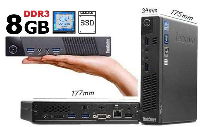 SUPERFAST!! Lenovo Mini PC, i5, 8Gb Memory, 240GB SSD!!