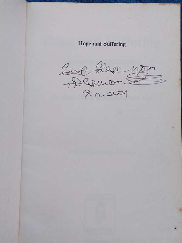 Desmond Tutu signed & inscribed book