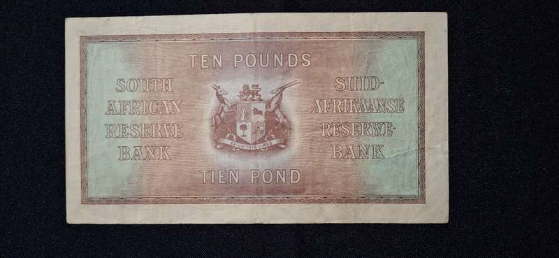 J POSTMUS 10 POUND 14 APRIL 1943 - F1 - 786234 VAN RIEBEECK WTM E/A FIRST ISSUE