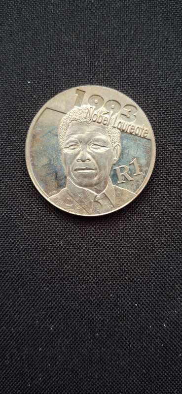 2007 RSA  Silver Rand S1R NELSON MANDELA in SA Mint Box