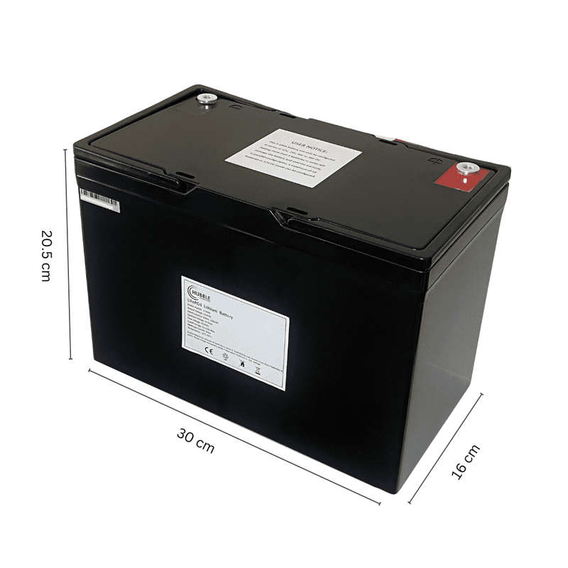 Hubble S-100A 1.2kWh 12V 100Ah LiFePO4 (First Life Cells)