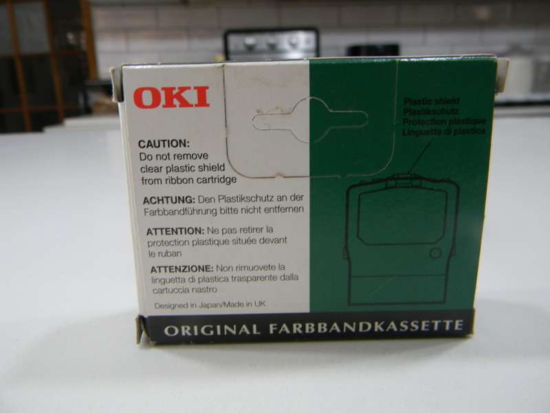 OKI ML5520/5521/5590/5591 4 Million Characters Ribbon, Black