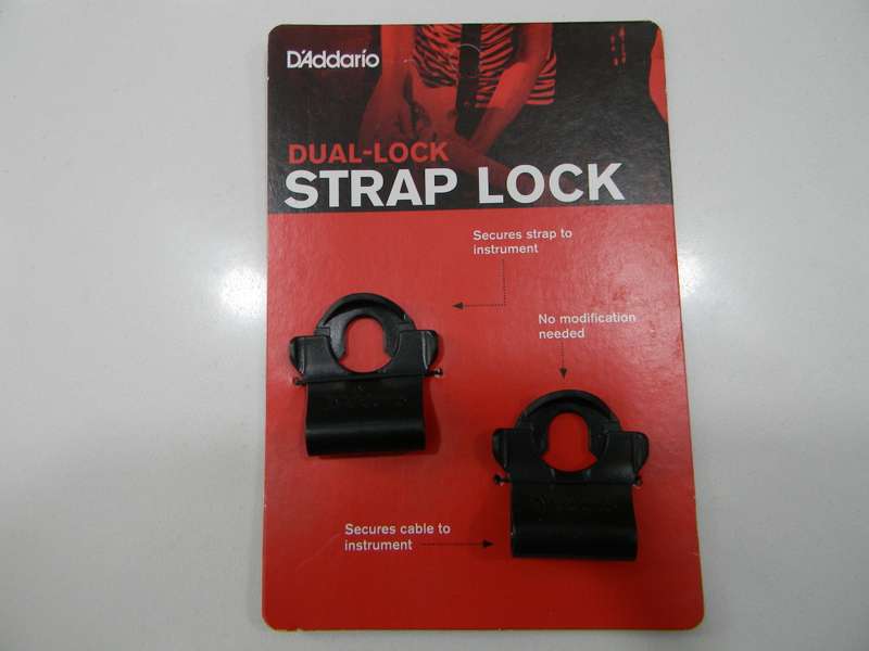 Planet Waves PWDLC01 Dual Lock  Guitar Strap Lock Clip