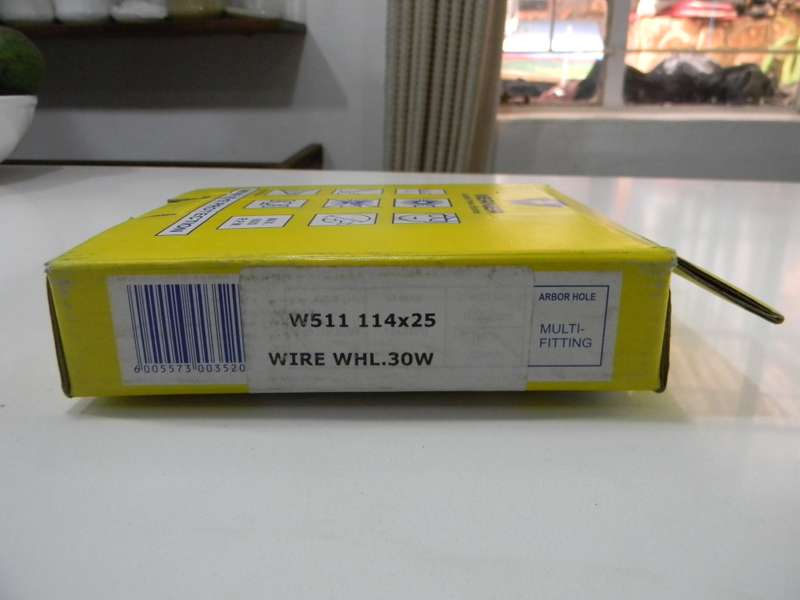 Wire wheel brush W511 114 x 25