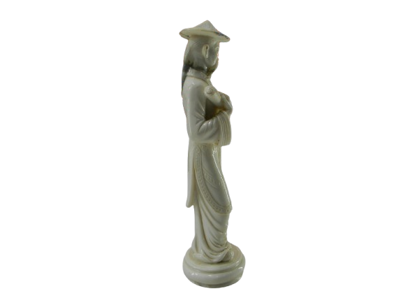 Handmade A. Giannelli Chinese Scholar Figurine - Signed, European Craftsmanship