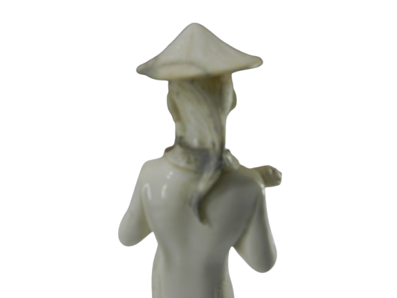 Handmade A. Giannelli Chinese Scholar Figurine - Signed, European Craftsmanship
