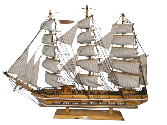 A 20TH Century Hand-made Wooden Model of HMS Victory