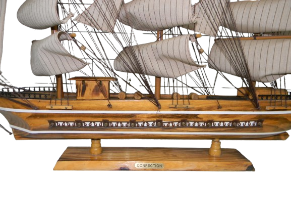 A 20TH Century Hand-made Wooden Model of HMS Victory