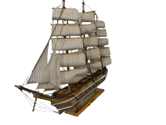 A 20TH Century Hand-made Wooden Model of HMS Victory