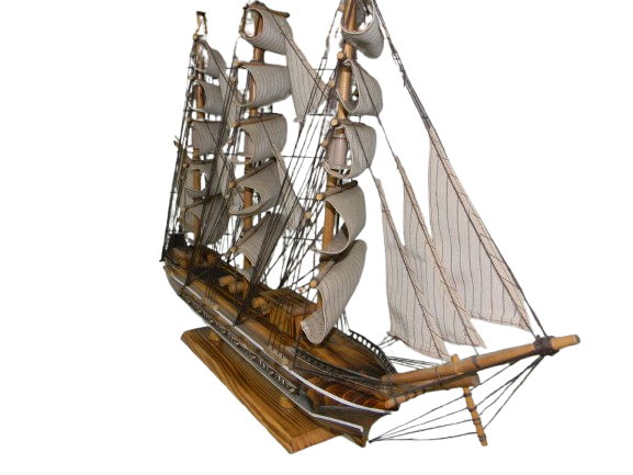 A 20TH Century Hand-made Wooden Model of HMS Victory