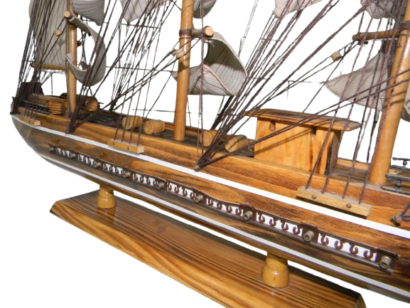 A 20TH Century Hand-made Wooden Model of HMS Victory