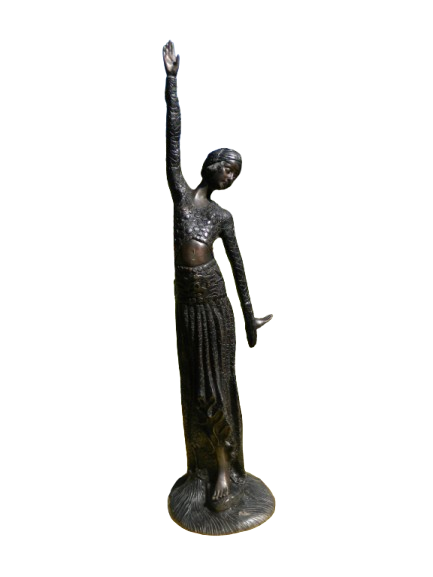 Chiparus  Bronze Sculpture Art Deco Dancer Hot Cast Figurine Statue