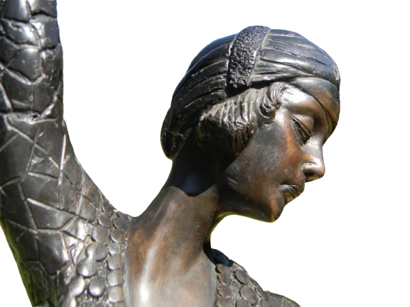 Chiparus  Bronze Sculpture Art Deco Dancer Hot Cast Figurine Statue