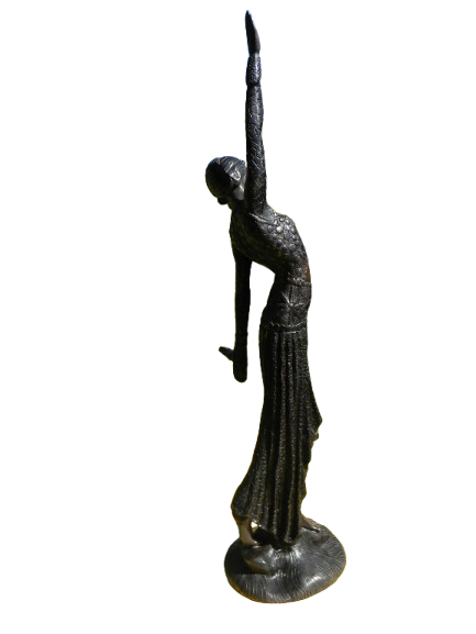 Chiparus  Bronze Sculpture Art Deco Dancer Hot Cast Figurine Statue