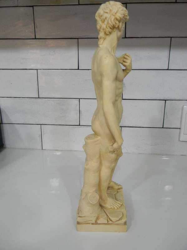 AMILCARE SANTINI LIMITED EDITION STATUE OF DAVID ANTIQUE SCULPTURE