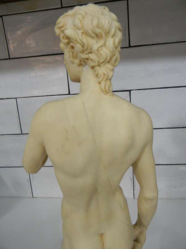 AMILCARE SANTINI LIMITED EDITION STATUE OF DAVID ANTIQUE SCULPTURE