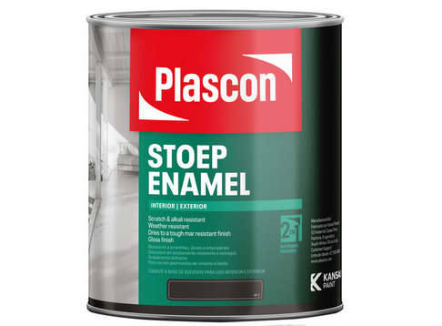 Plascon Stoep Enamel Interior Exterior Black 5L