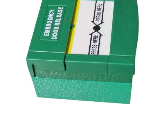 GREEN EMERGENCY DOOR RELEASE CALL POINT (BREAK GLASS)