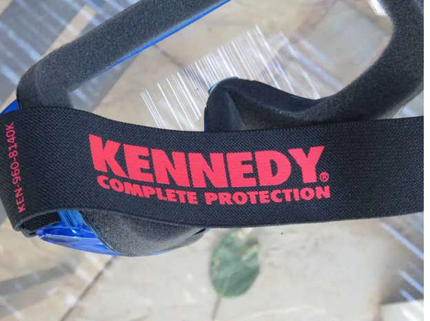 Kennedy Tiger Smoke Googles Vented Clear/Anit-Fog Lens