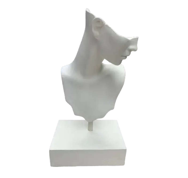 Womans Head Sculpture (on steel stand) - Incredible