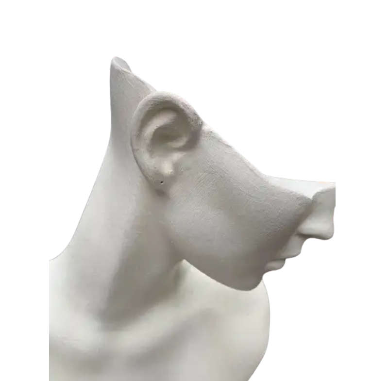 Womans Head Sculpture (on steel stand) - Incredible