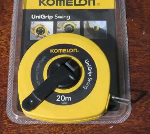 COMPACT LONG STEEL TAPE 20M [KOMELON]